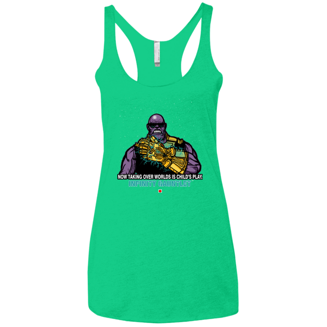 T-Shirts Envy / X-Small Infinity Gear Women's Triblend Racerback Tank