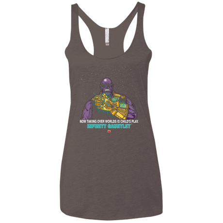 T-Shirts Macchiato / X-Small Infinity Gear Women's Triblend Racerback Tank