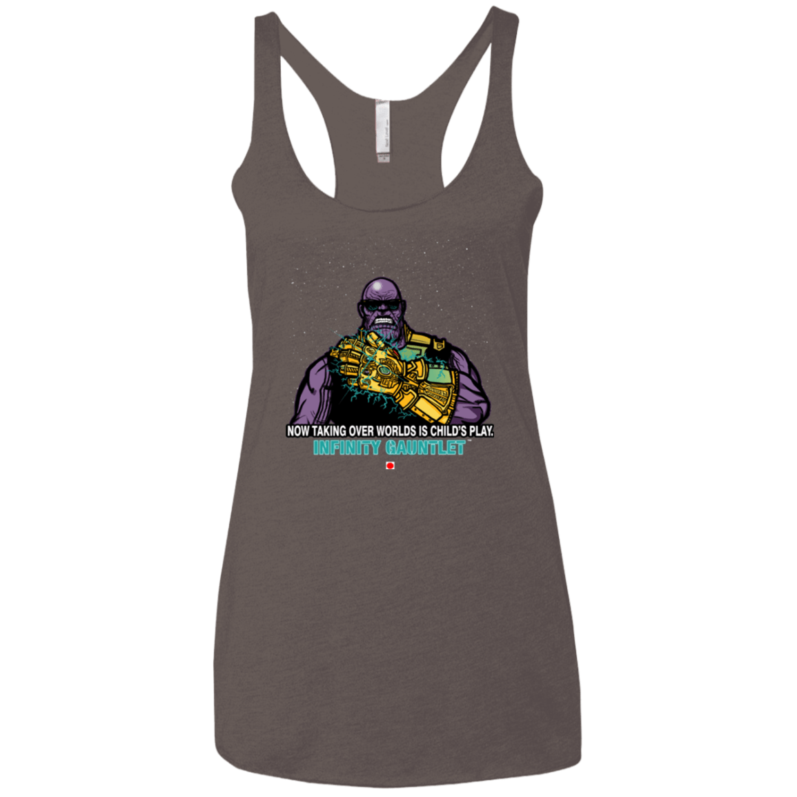 T-Shirts Macchiato / X-Small Infinity Gear Women's Triblend Racerback Tank