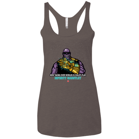 T-Shirts Macchiato / X-Small Infinity Gear Women's Triblend Racerback Tank