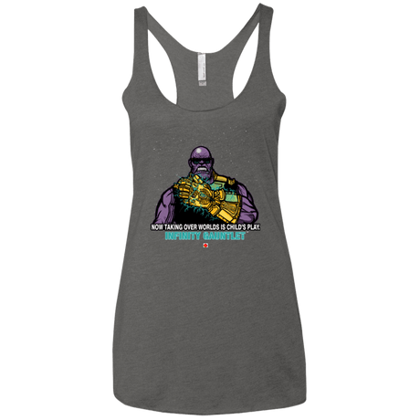 T-Shirts Premium Heather / X-Small Infinity Gear Women's Triblend Racerback Tank