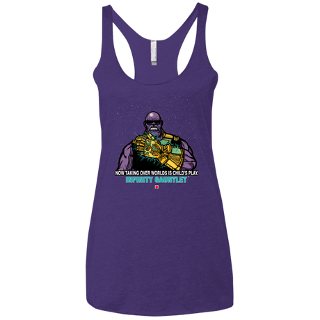 T-Shirts Purple Rush / X-Small Infinity Gear Women's Triblend Racerback Tank