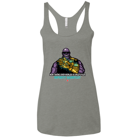 T-Shirts Venetian Grey / X-Small Infinity Gear Women's Triblend Racerback Tank