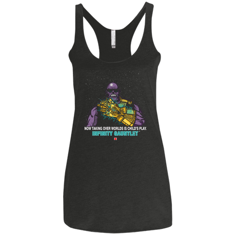T-Shirts Vintage Black / X-Small Infinity Gear Women's Triblend Racerback Tank