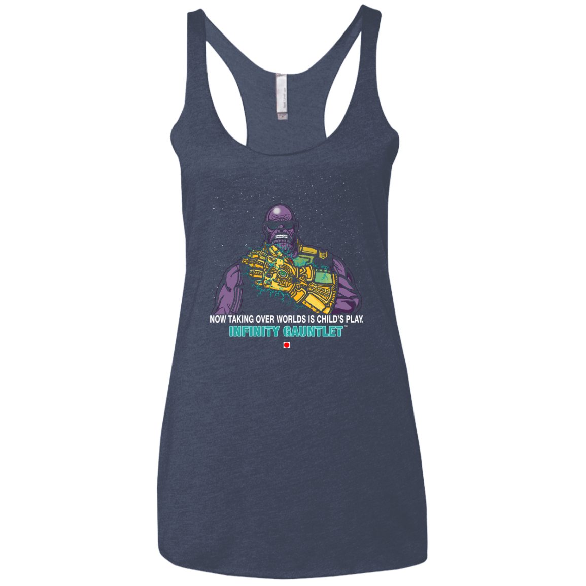 T-Shirts Vintage Navy / X-Small Infinity Gear Women's Triblend Racerback Tank