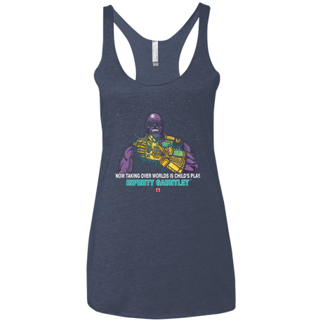 T-Shirts Vintage Navy / X-Small Infinity Gear Women's Triblend Racerback Tank