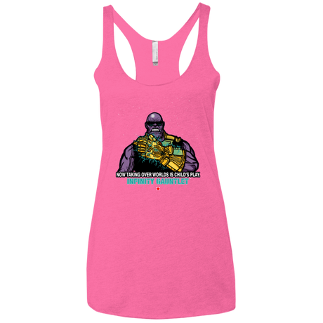 T-Shirts Vintage Pink / X-Small Infinity Gear Women's Triblend Racerback Tank