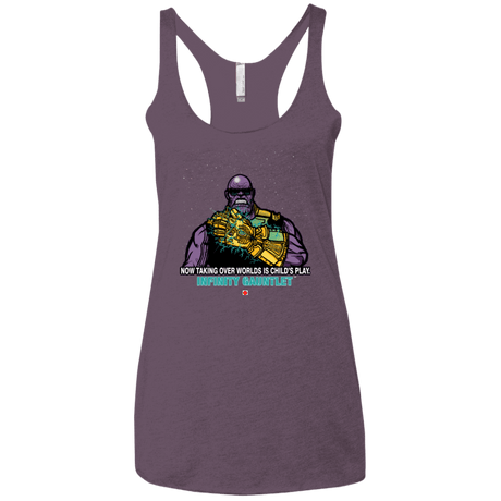 T-Shirts Vintage Purple / X-Small Infinity Gear Women's Triblend Racerback Tank