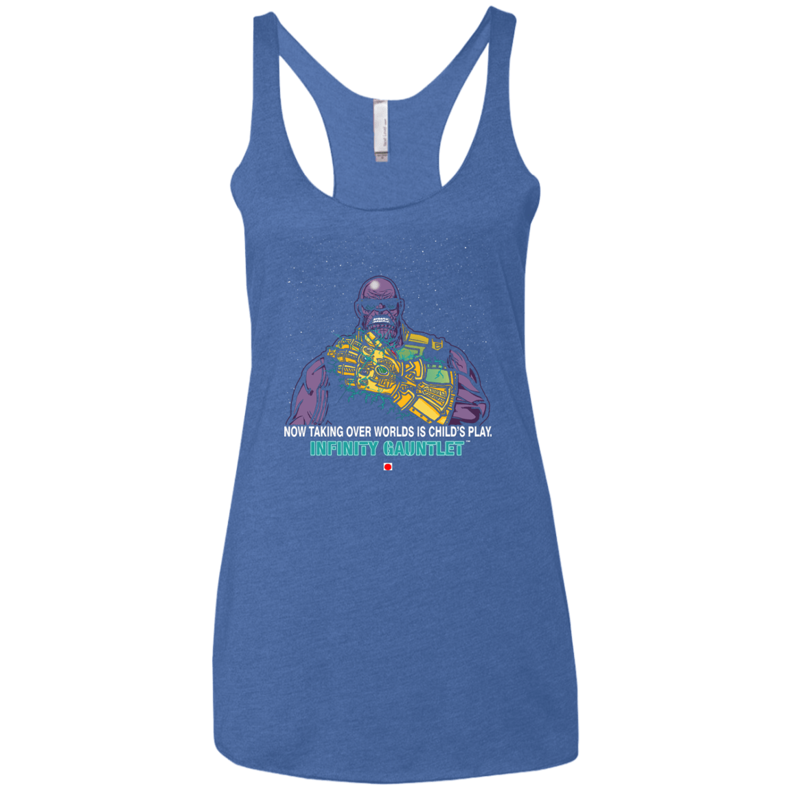T-Shirts Vintage Royal / X-Small Infinity Gear Women's Triblend Racerback Tank