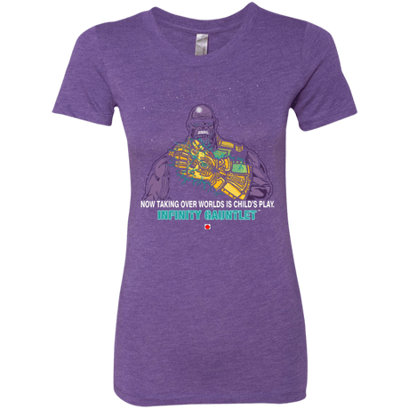 T-Shirts Purple Rush / S Infinity Gear Women's Triblend T-Shirt