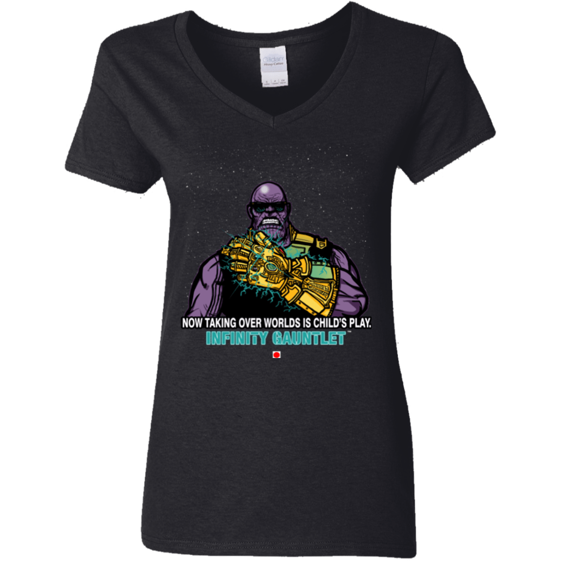 T-Shirts Black / S Infinity Gear Women's V-Neck T-Shirt