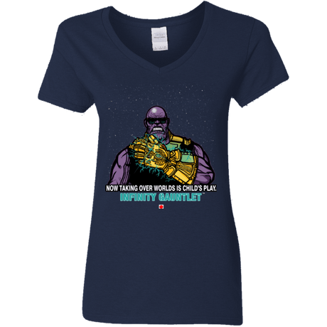 T-Shirts Navy / S Infinity Gear Women's V-Neck T-Shirt