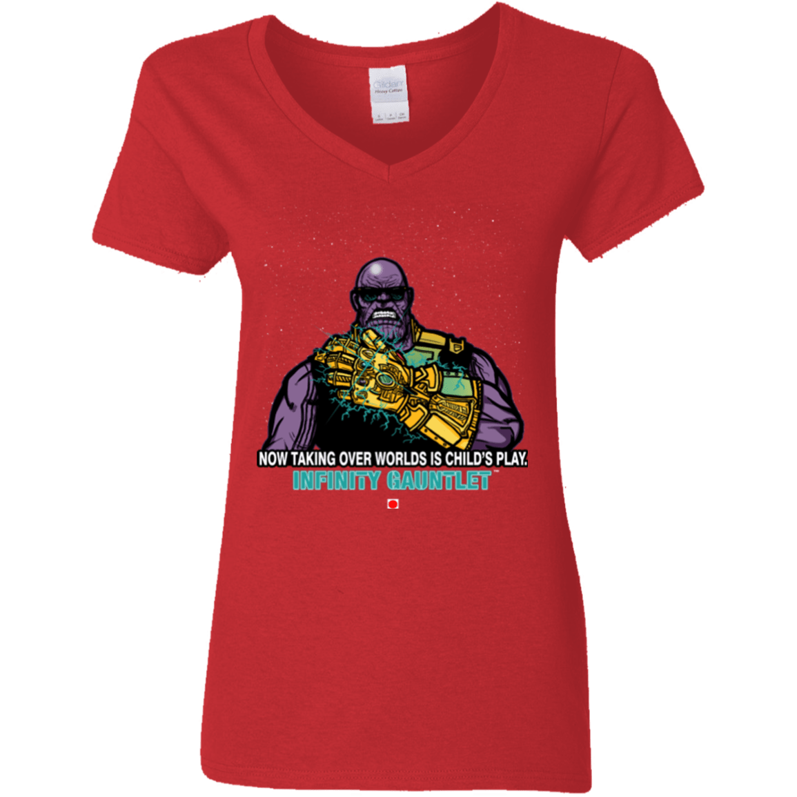 T-Shirts Red / S Infinity Gear Women's V-Neck T-Shirt