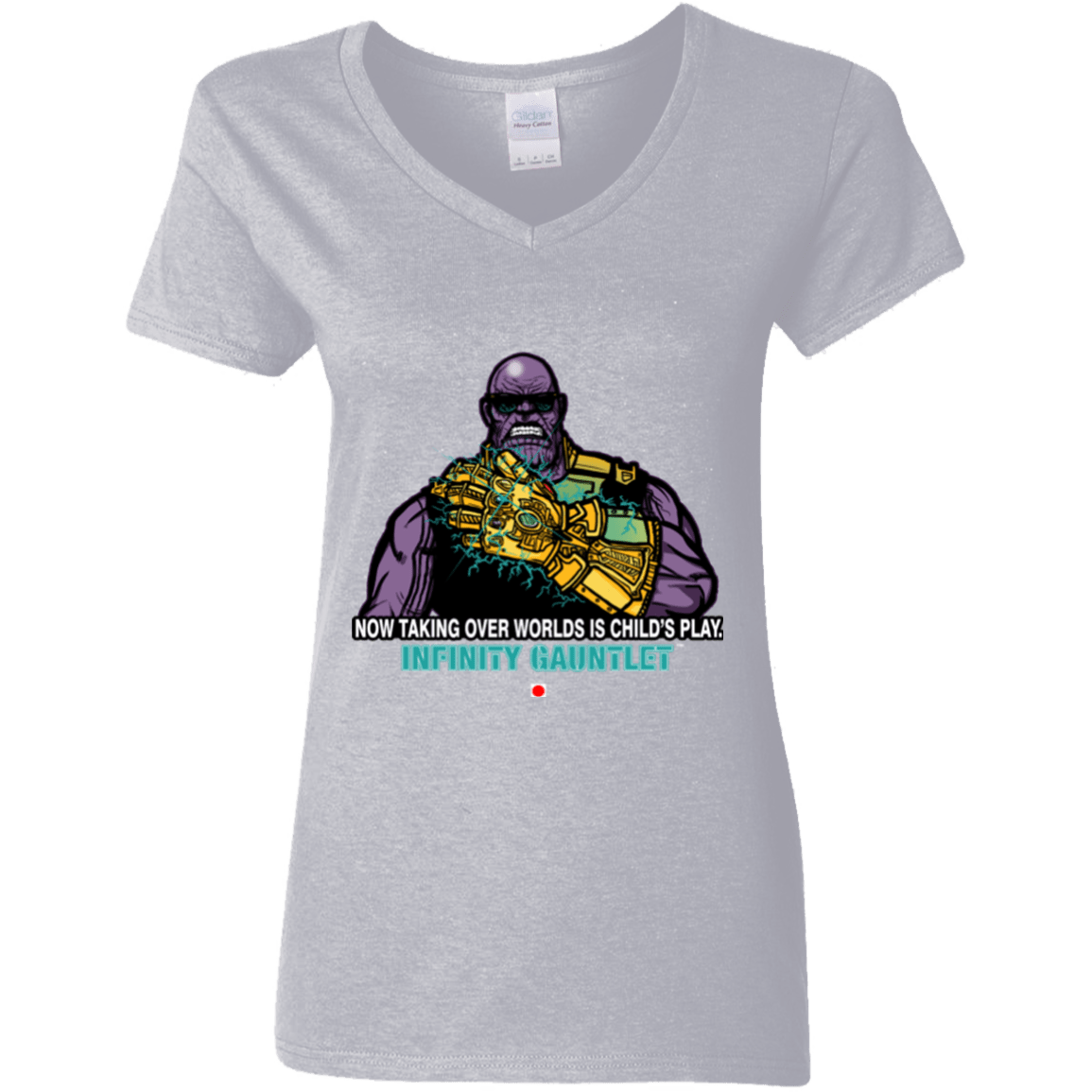 T-Shirts Sport Grey / S Infinity Gear Women's V-Neck T-Shirt