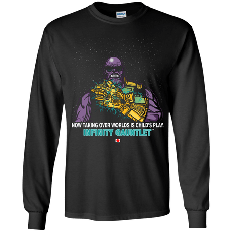 T-Shirts Black / YS Infinity Gear Youth Long Sleeve T-Shirt