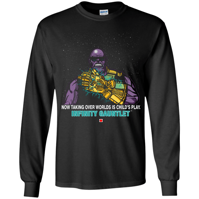 T-Shirts Black / YS Infinity Gear Youth Long Sleeve T-Shirt