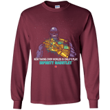 T-Shirts Maroon / YS Infinity Gear Youth Long Sleeve T-Shirt