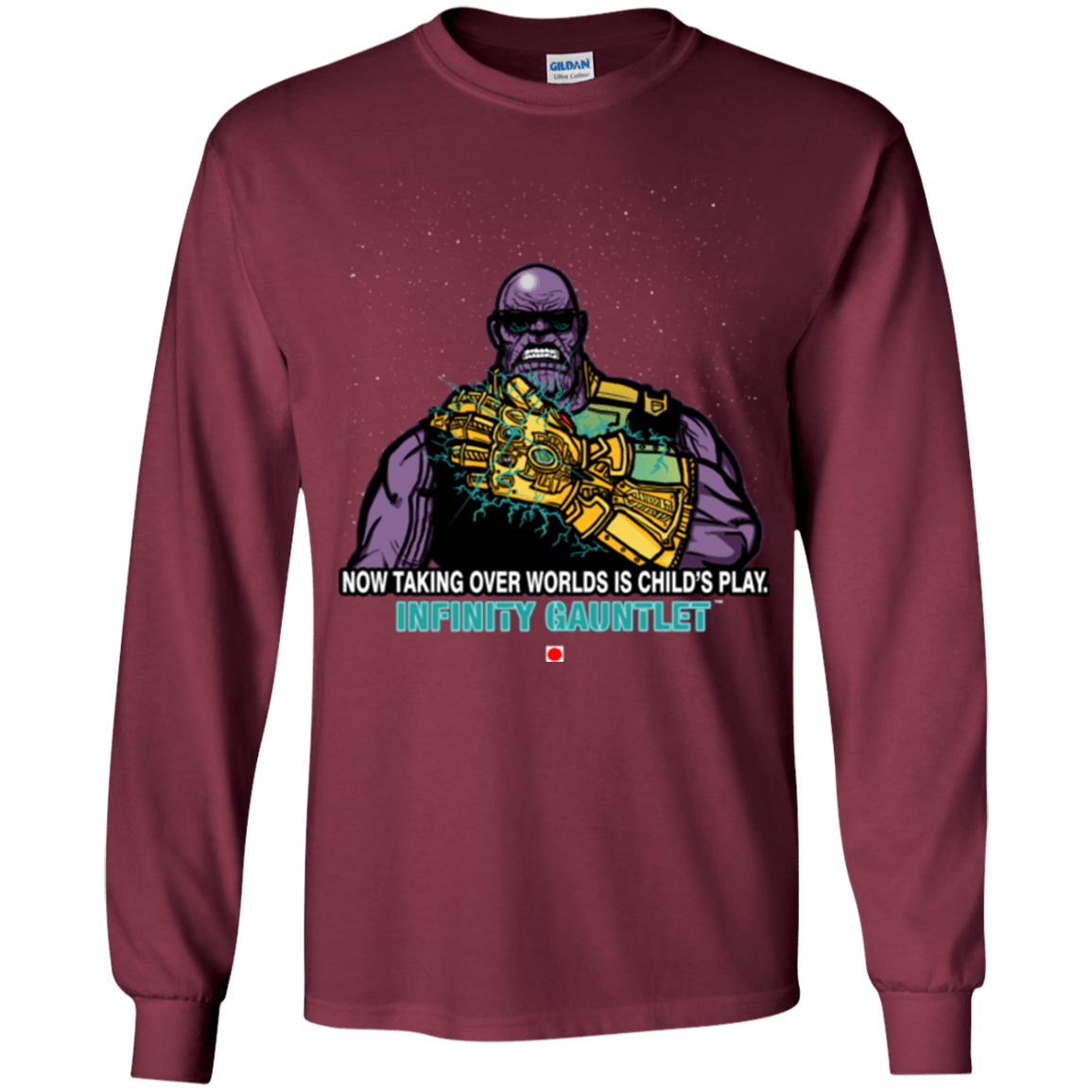 T-Shirts Maroon / YS Infinity Gear Youth Long Sleeve T-Shirt