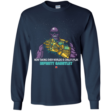 T-Shirts Navy / YS Infinity Gear Youth Long Sleeve T-Shirt