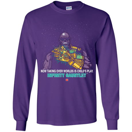 T-Shirts Purple / YS Infinity Gear Youth Long Sleeve T-Shirt