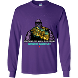 T-Shirts Purple / YS Infinity Gear Youth Long Sleeve T-Shirt