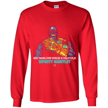 T-Shirts Red / YS Infinity Gear Youth Long Sleeve T-Shirt