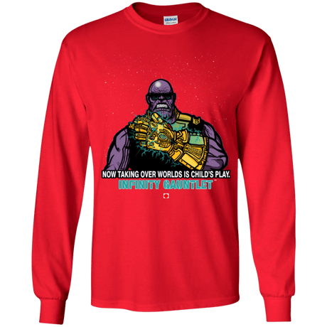 T-Shirts Red / YS Infinity Gear Youth Long Sleeve T-Shirt