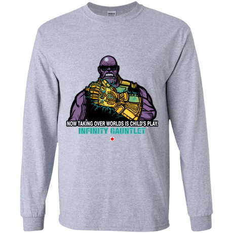T-Shirts Sport Grey / YS Infinity Gear Youth Long Sleeve T-Shirt