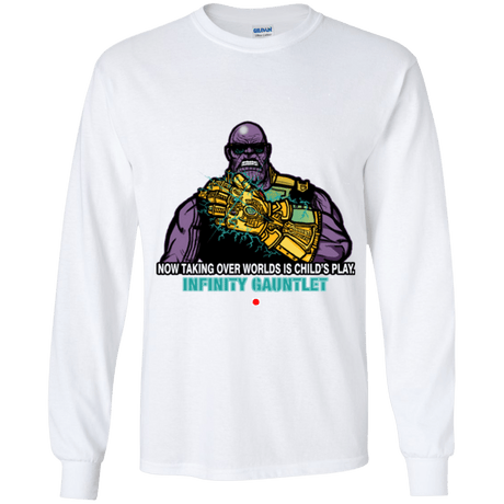 T-Shirts White / YS Infinity Gear Youth Long Sleeve T-Shirt
