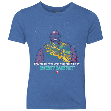 T-Shirts Vintage Royal / YXS Infinity Gear Youth Triblend T-Shirt