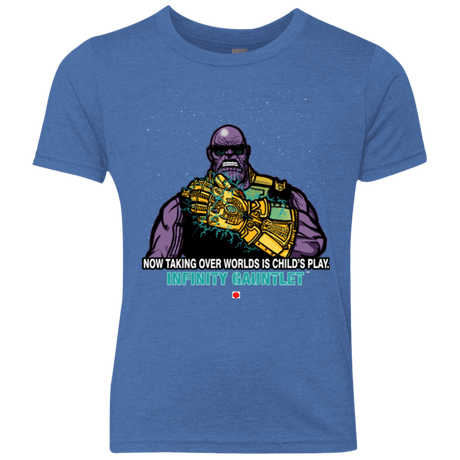 T-Shirts Vintage Royal / YXS Infinity Gear Youth Triblend T-Shirt