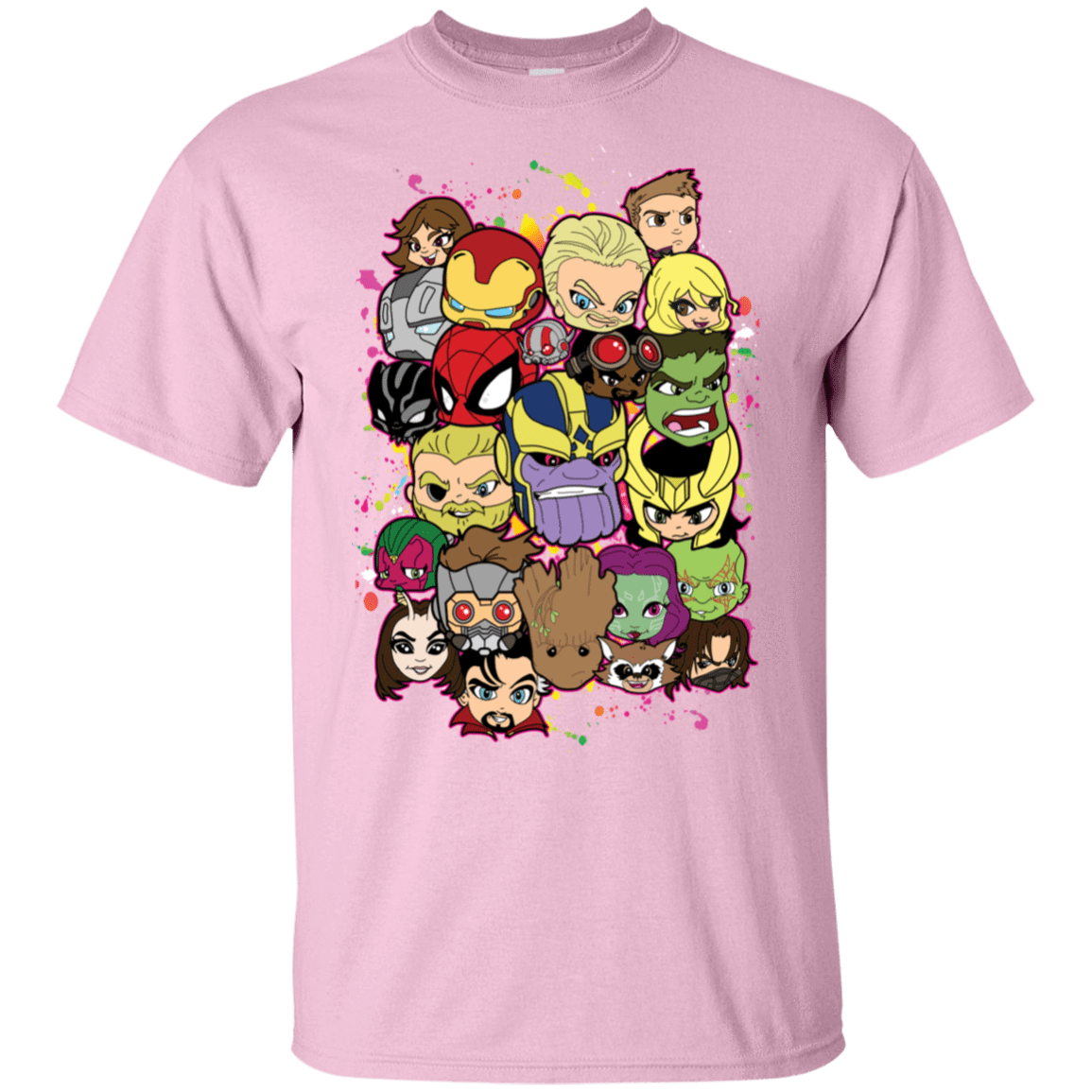 T-Shirts Light Pink / S Infinity Heads T-Shirt