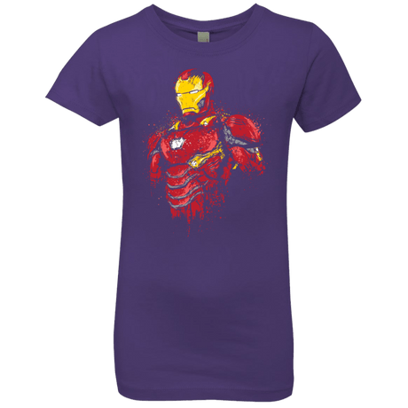 T-Shirts Purple Rush / YXS Infinity Iron Girls Premium T-Shirt