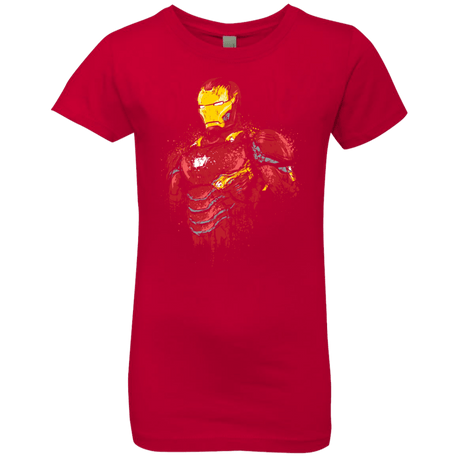 T-Shirts Red / YXS Infinity Iron Girls Premium T-Shirt