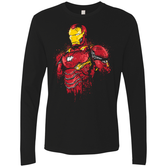T-Shirts Black / S Infinity Iron Men's Premium Long Sleeve