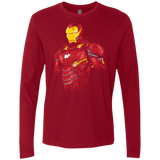 T-Shirts Cardinal / S Infinity Iron Men's Premium Long Sleeve
