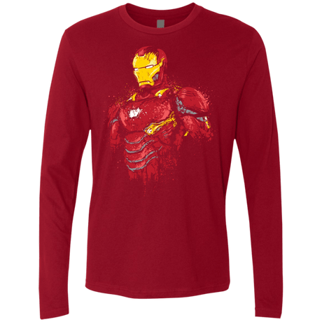 T-Shirts Cardinal / S Infinity Iron Men's Premium Long Sleeve