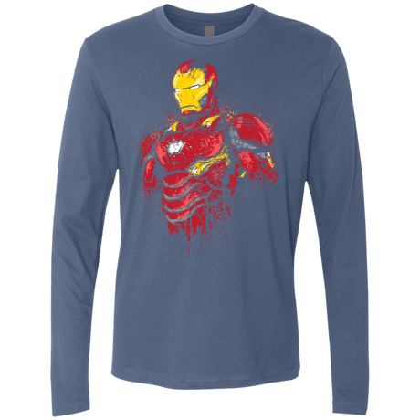 T-Shirts Indigo / S Infinity Iron Men's Premium Long Sleeve