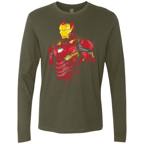 T-Shirts Military Green / S Infinity Iron Men's Premium Long Sleeve
