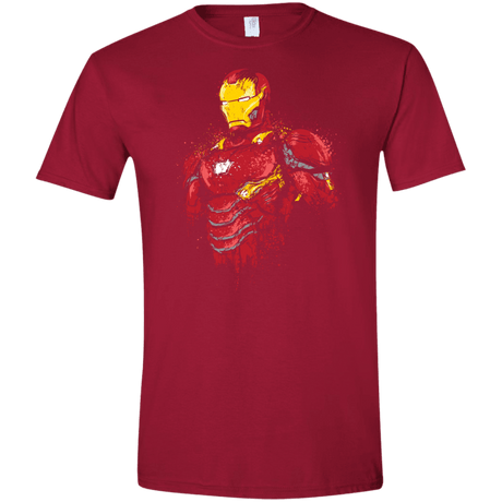 T-Shirts Cardinal Red / S Infinity Iron Men's Semi-Fitted Softstyle