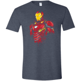 T-Shirts Heather Navy / S Infinity Iron Men's Semi-Fitted Softstyle