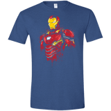 T-Shirts Heather Royal / X-Small Infinity Iron Men's Semi-Fitted Softstyle