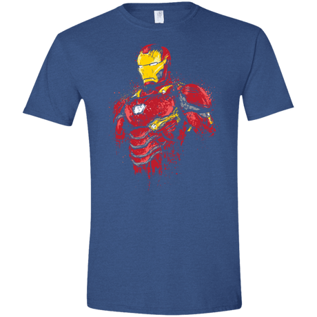 T-Shirts Heather Royal / X-Small Infinity Iron Men's Semi-Fitted Softstyle