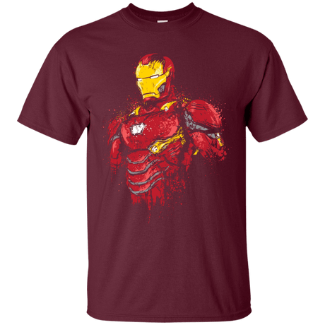 T-Shirts Maroon / S Infinity Iron T-Shirt