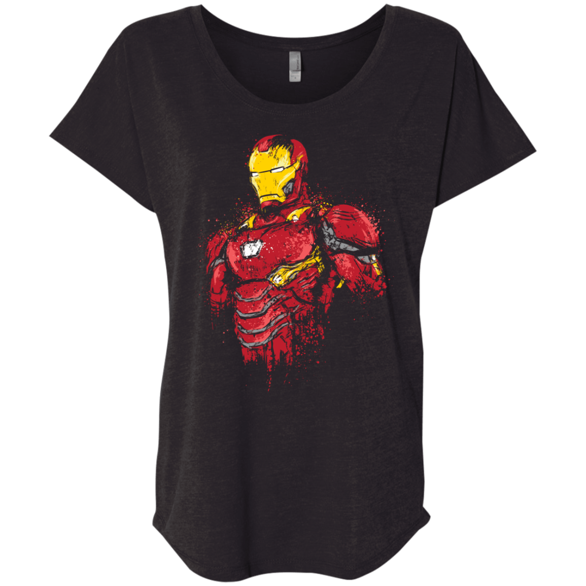 T-Shirts Vintage Black / X-Small Infinity Iron Triblend Dolman Sleeve