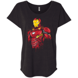 T-Shirts Vintage Black / X-Small Infinity Iron Triblend Dolman Sleeve