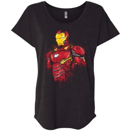 T-Shirts Vintage Black / X-Small Infinity Iron Triblend Dolman Sleeve