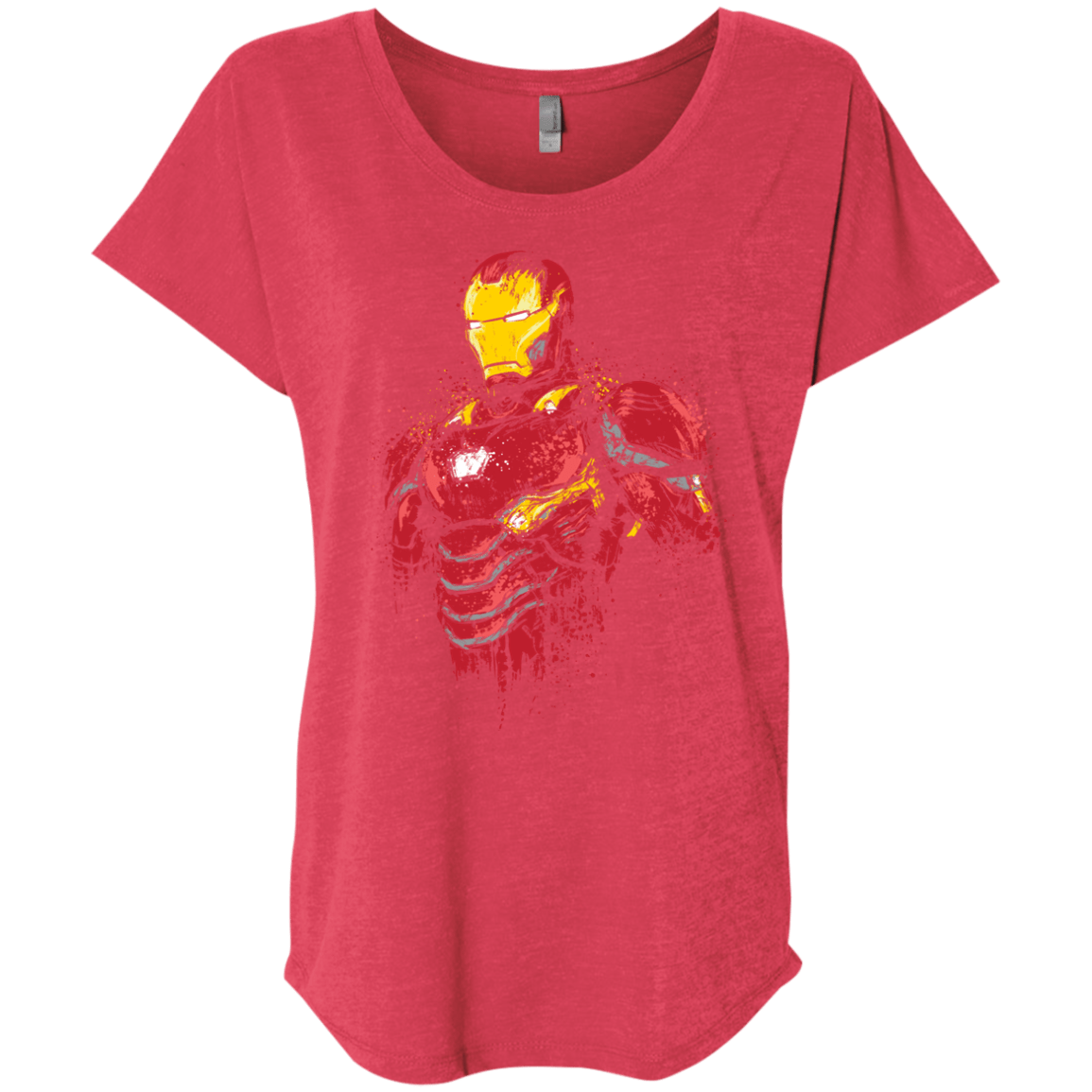 T-Shirts Vintage Red / X-Small Infinity Iron Triblend Dolman Sleeve