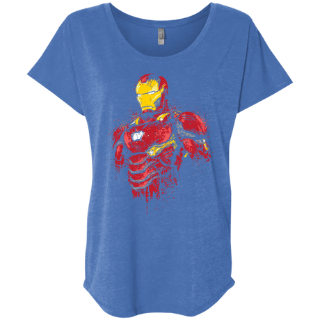 T-Shirts Vintage Royal / X-Small Infinity Iron Triblend Dolman Sleeve