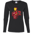 T-Shirts Black / S Infinity Iron Women's Long Sleeve T-Shirt